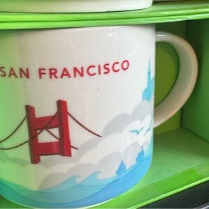 Starbucks San Francisco Mug - Red and Blue